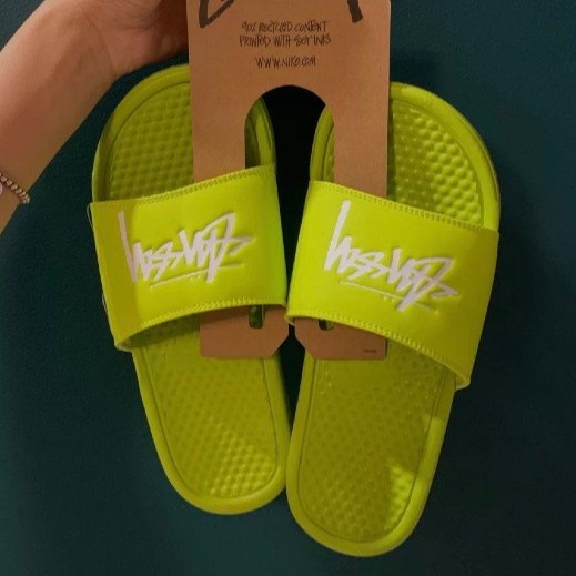 Ready stock Nike Benassi x Stussy summer sports beach slippers