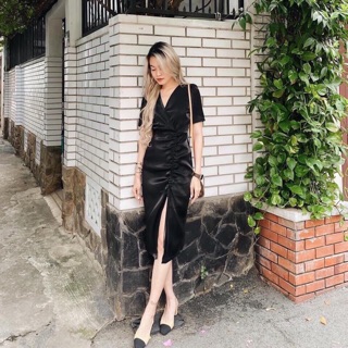 Đầm rút dây xẻ tà