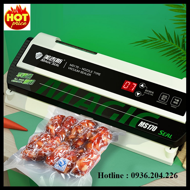 Máy hút chân không công nghiệp không kén túi Magic Seal - Máy hút thực phẩm khô và ướt cao cấp