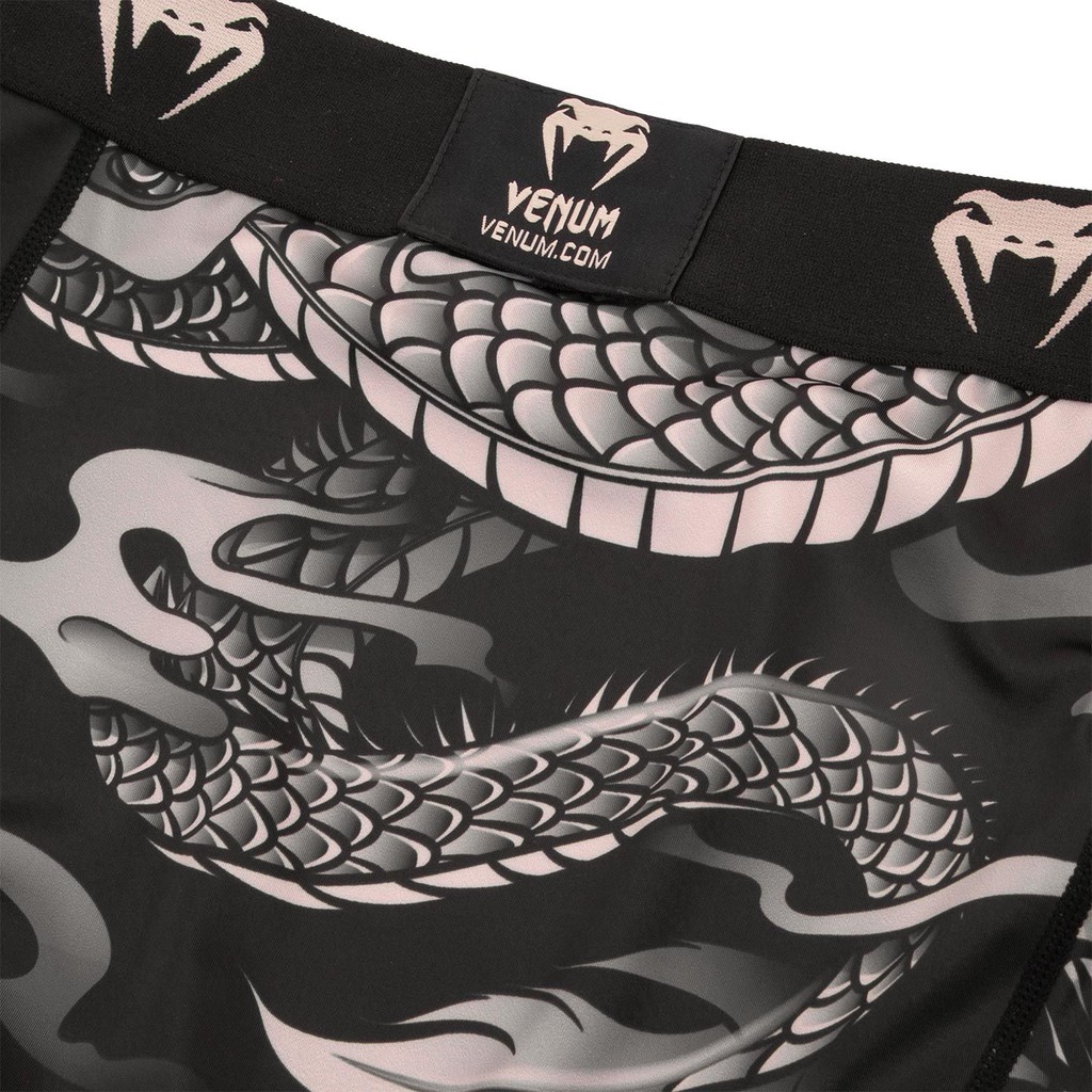 Quần bó Venum Spats Dragon's Flight Spats - Black/Sand