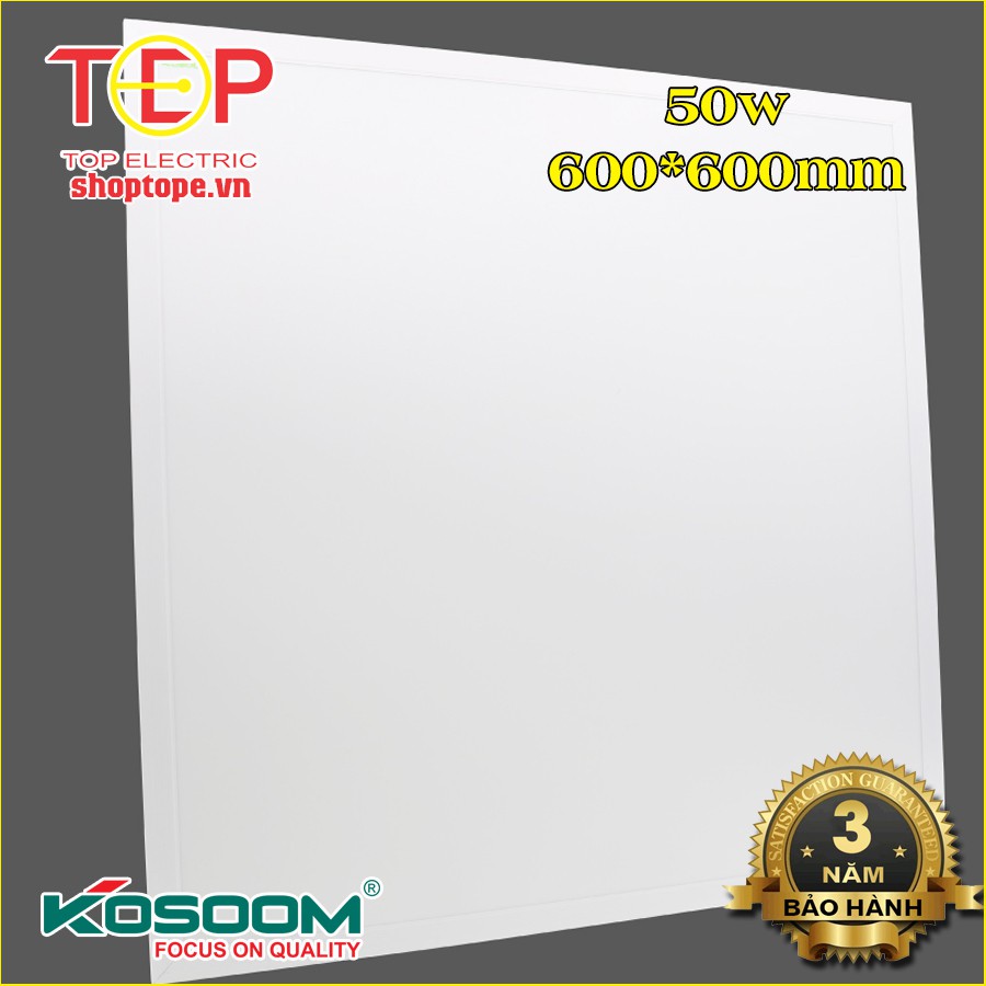 Đèn Led Panel 50W Kosoom-Đèn Lắp Trần Thả-Liền-Thế Giới Điện Tope