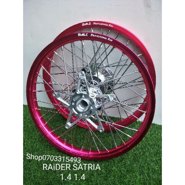 CẶP BÁNH CĂM 1.4 1.4 GẮN RAIDER SATRIA CĂM ĐÙM MẠ CRÔM KÈM LÒNG ĐĨA CNC SÀI LẠI ĐĨA RIN