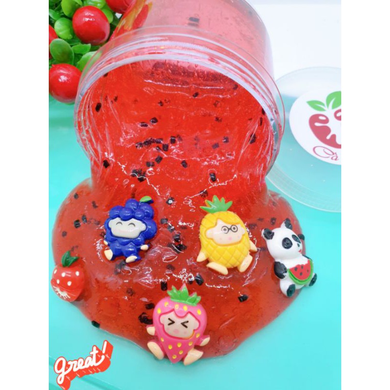 Jelly slime dưa hấu