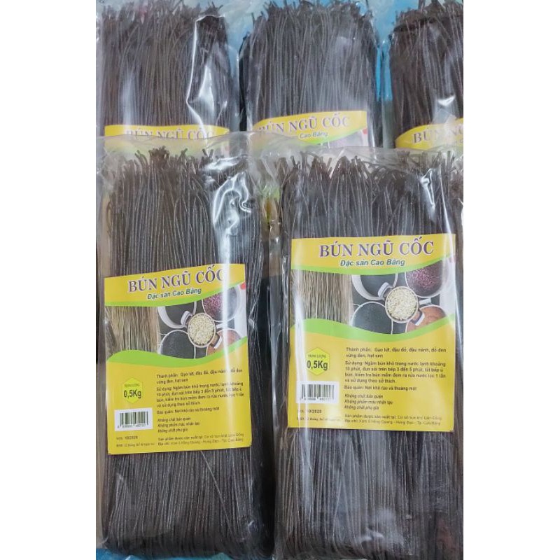 Mì bún gạo lứt Đen Ngũ Cốc Cao Bằng healthy ,ăn kiêng,eatclean gói 500gram