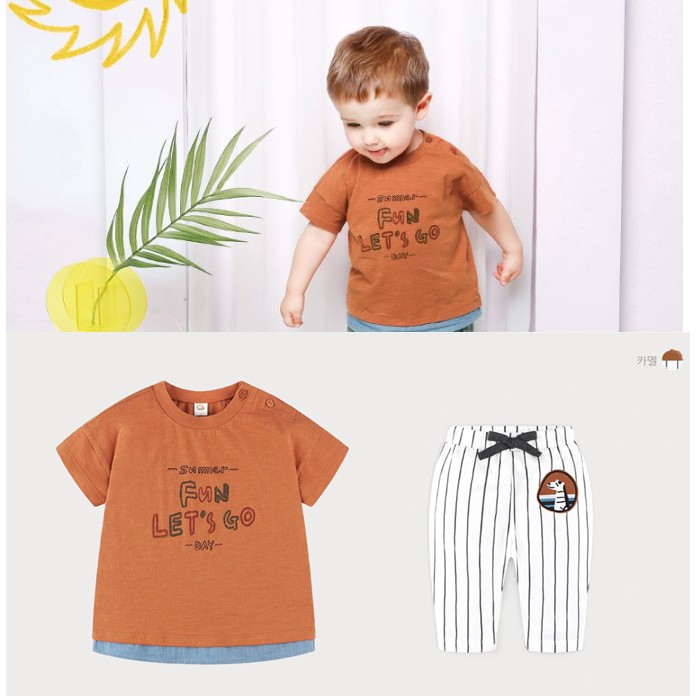 (130) Bộ hè cotton bé trai, bé gái nhiều mẫu sz 130 (6/7y)