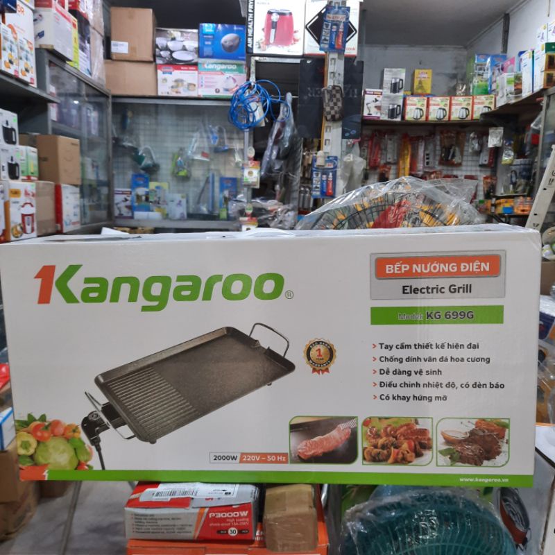 BẾP NƯỚNG ĐIỆN KANGAROO KG 699 &amp; 699G ( 2000W / 220V - 50Hz )