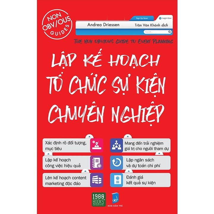 Sách - Lập Kế Hoạch Tổ Chức Sự Kiện Chuyên Nghiệp