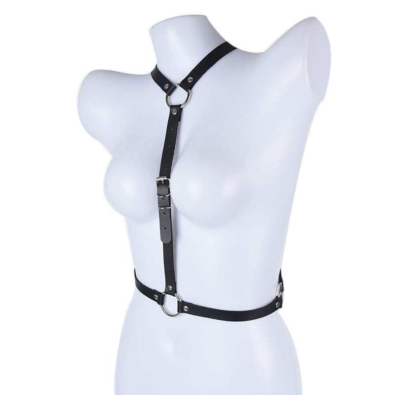 {factoryoutlet} Women's Body Harness Leather Chest Bra Belt Bustiers Cosplay Clubwear Nightwear adover | BigBuy360 - bigbuy360.vn