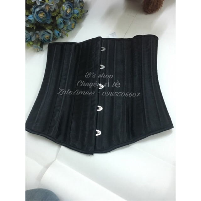 Sẵn sz từ XXS - gen corset nịt bụng định hình eo thon 26 xương thép