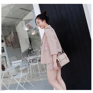Túi chéo da lộn Unisex MS123