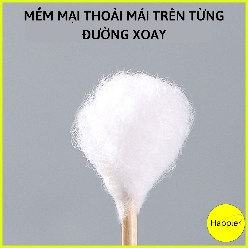 Tăm Bông Kháng Khuẩn Mềm Mại 500 Cây