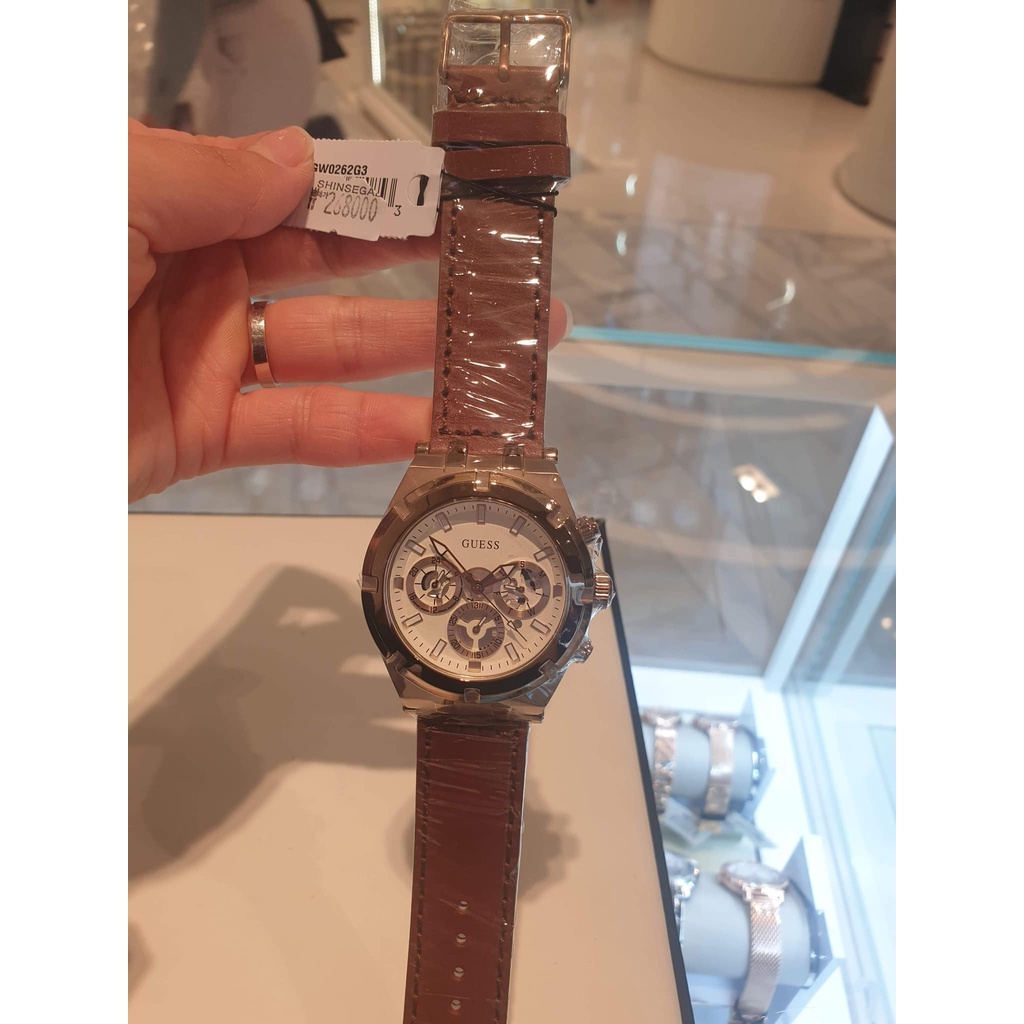 Đồng Hồ Nam Guess Continental Beige Dial Men Watch GW0262G3