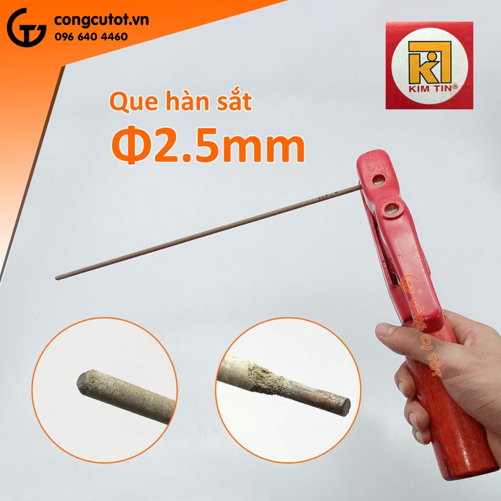 Hộp que hàn sắt Kim Tín KT-421 Φ2.5ly 2.5kg