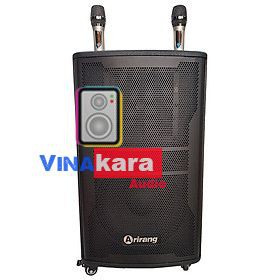 Loa kéo Arirang MK2, 3 tấc gỗ, 2 micro UHF, pin xài ngoài trời, chính hãng