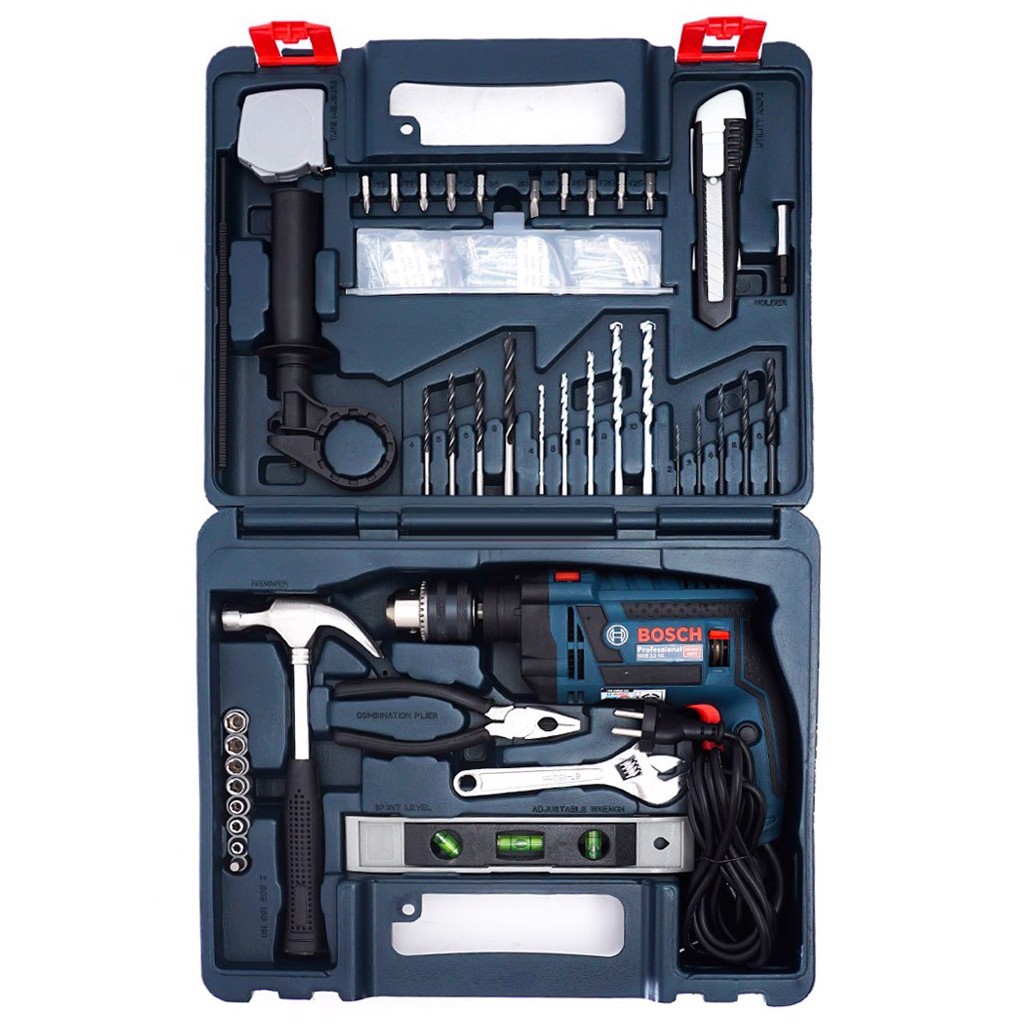 Bộ máy khoan động lực Bosch GSB 550 SET 100 món