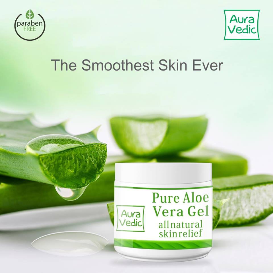 {Date t4/2021- Thanh lý}Gel Nha Đam Auravedic Aloe Vera Gel 100g