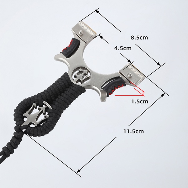 Ná cao su Laze Đinh ba Cao cấp – Tặng 1 bộ dây da ná cao su - Tia laze siêu sáng Slingshot