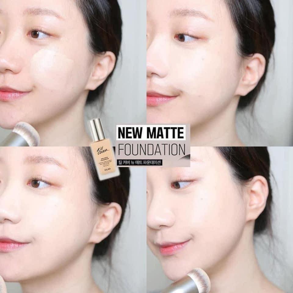 Kem nền CLIO KILL COVER NEW MATTE FOUNDATION SPF20++