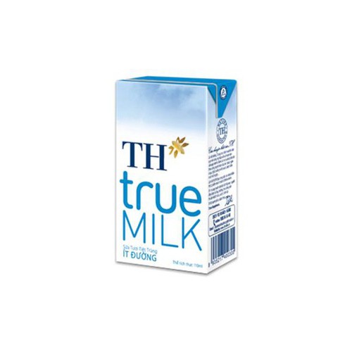 Lốc 4 hộp sữa TH TRUE MILK ít đường 110ml