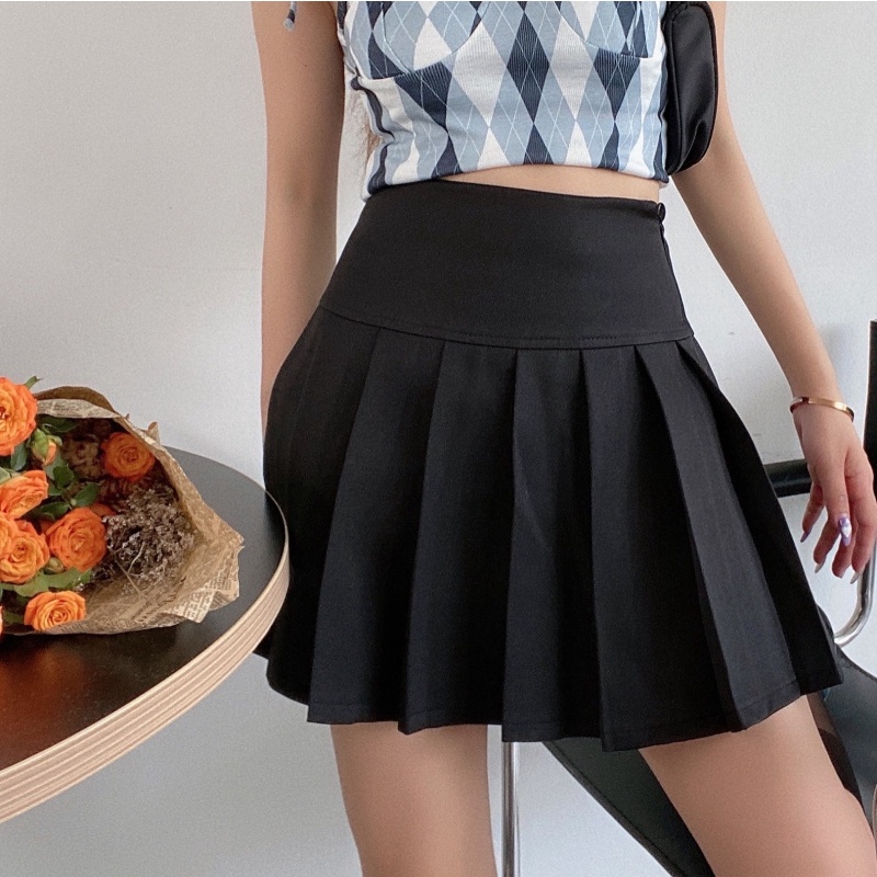 Chân Váy Chữ A Lưng Cao Màu Trơn Thiết Kế Thời Trang Cho Nữ | BigBuy360 - bigbuy360.vn