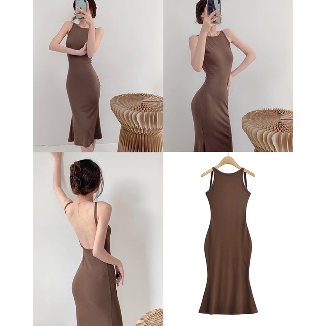 Đầm cổ yếm #1021 ORDER