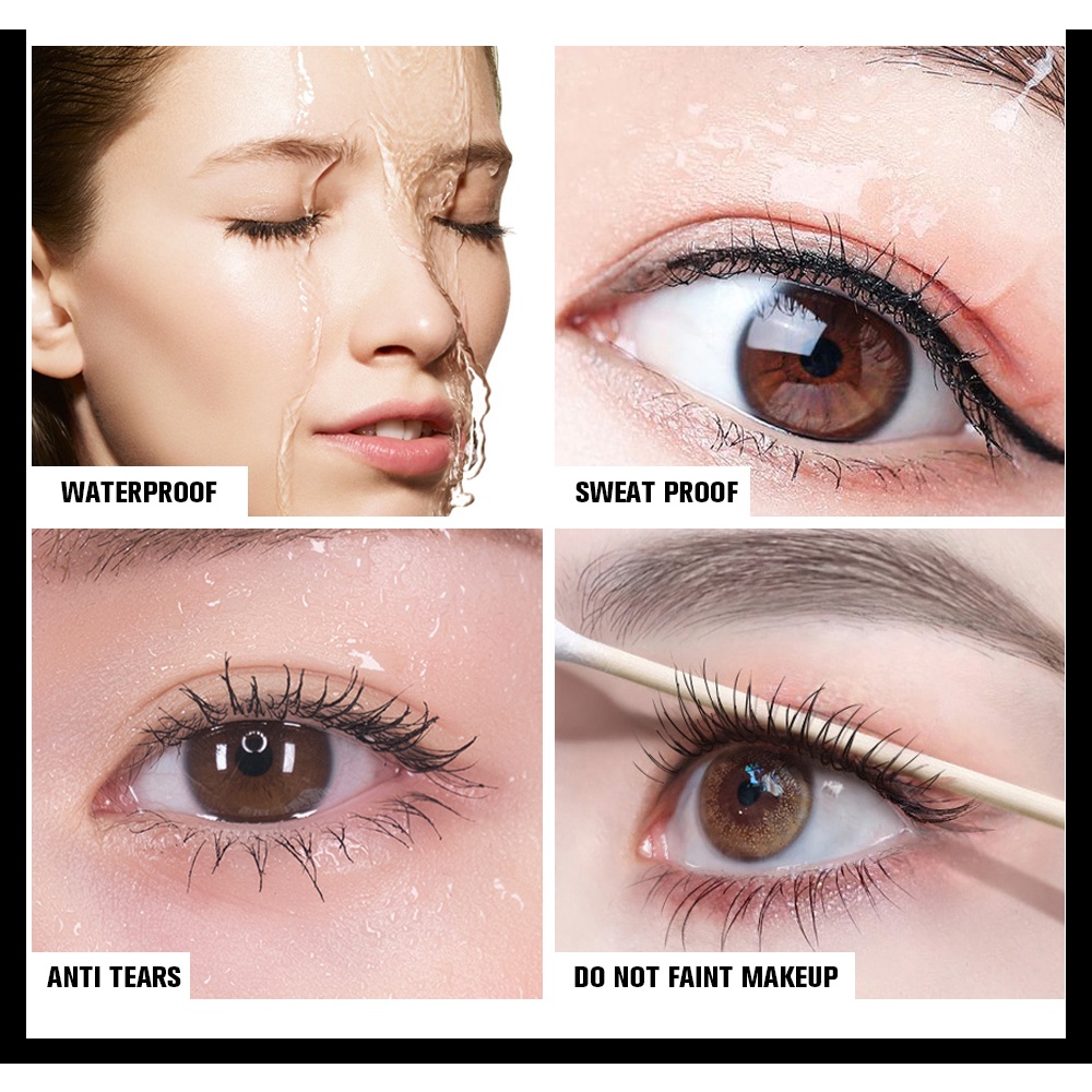 Mascara Saniye 3D Màu Đen Làm Cong Dày Và Dài Mi Chống Thấm Nước Lâu Trôi | BigBuy360 - bigbuy360.vn