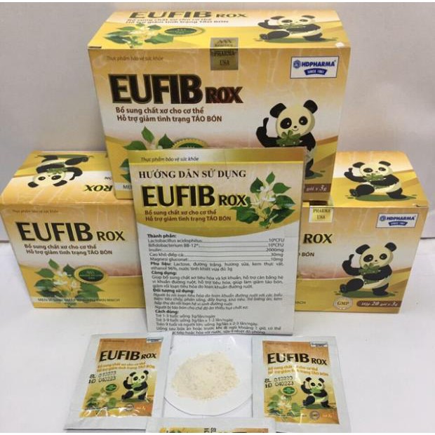 EUFIB ROX bổ sung chất xơ cho cơ thể, giảm táo bón hiệu quả