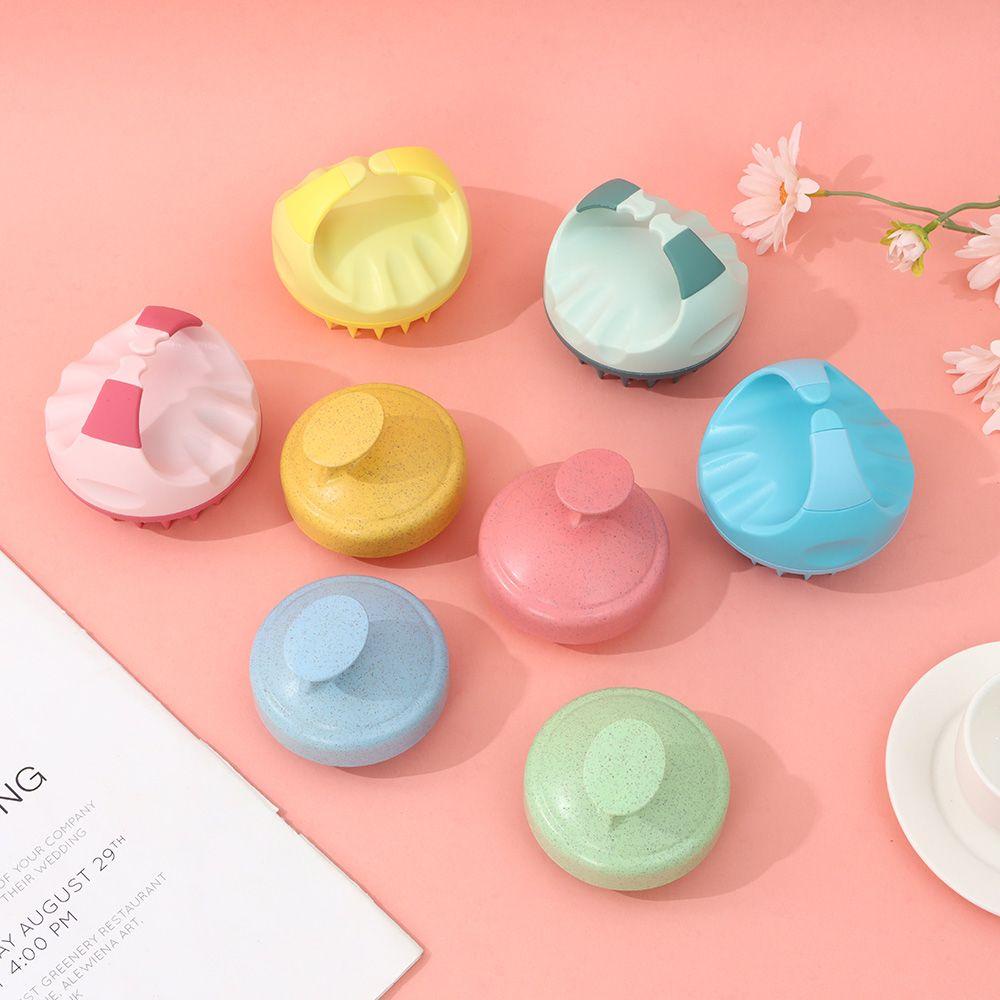 Bàn Chải Tắm Bằng Silicone Đầu Silicone Chống Gàu