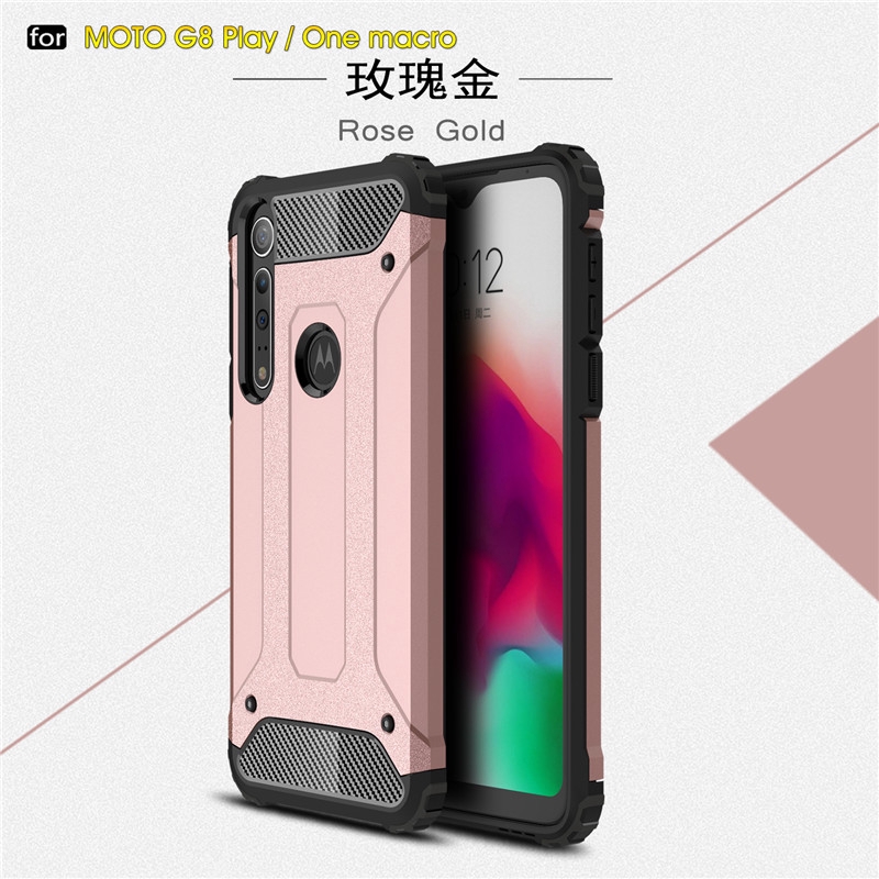 Ốp Lưng Giáp Cứng Nhám Cho Điện Thoại Motorola Moto G8 Play