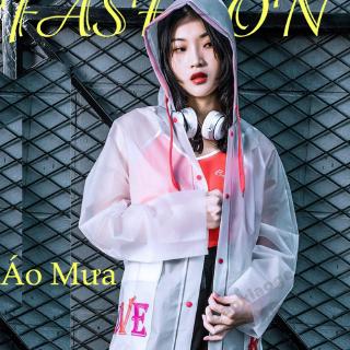 Áo mưa thiết kế trong suốt thời trang hàn quốc