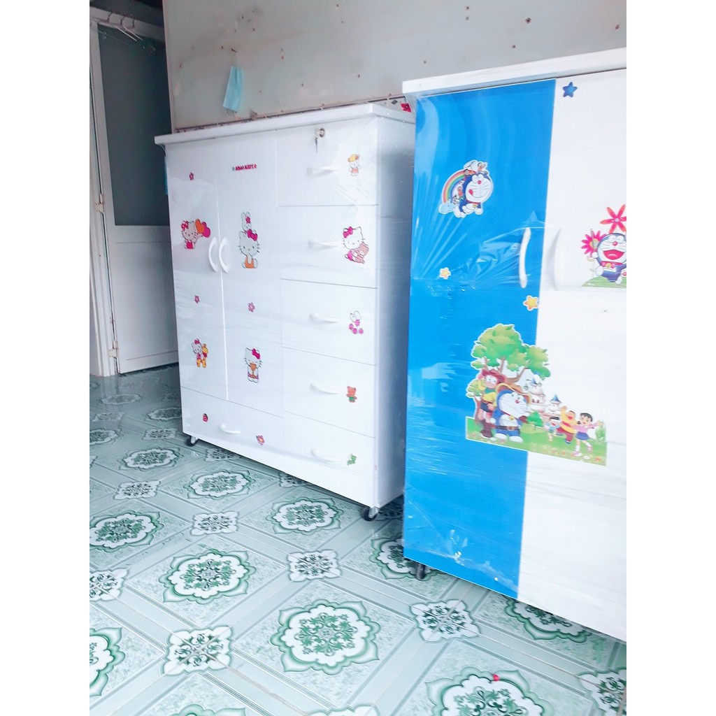 tủ nhựa trắng hello kitty 01225090756 (miễn phí giao hàng)