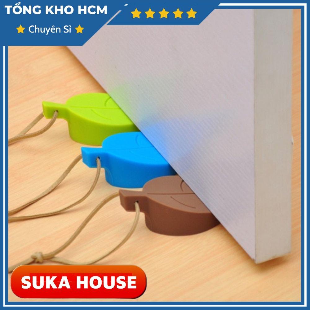 Chặn Cửa Chống Va Đập Hình Chiếc Lá SUKAHOUSE H083