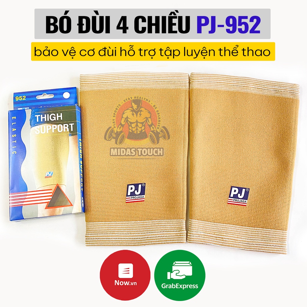 Combo 2 Bó Đùi 4 Chiều PJ-952 Freesize - Bảo Vệ Cơ Đùi Chống Chấn Thương Hỗ Trợ Tập Luyện Thể Thao An Toàn Hiệu Quả