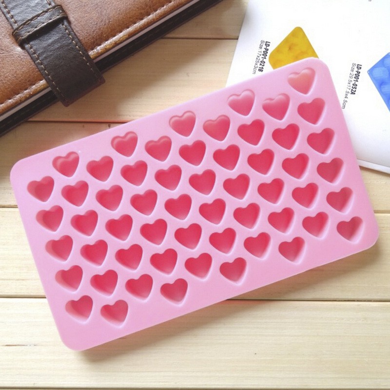 Khuôn Silicon Làm Bánh Hình Trái Tim Xinh Xắn