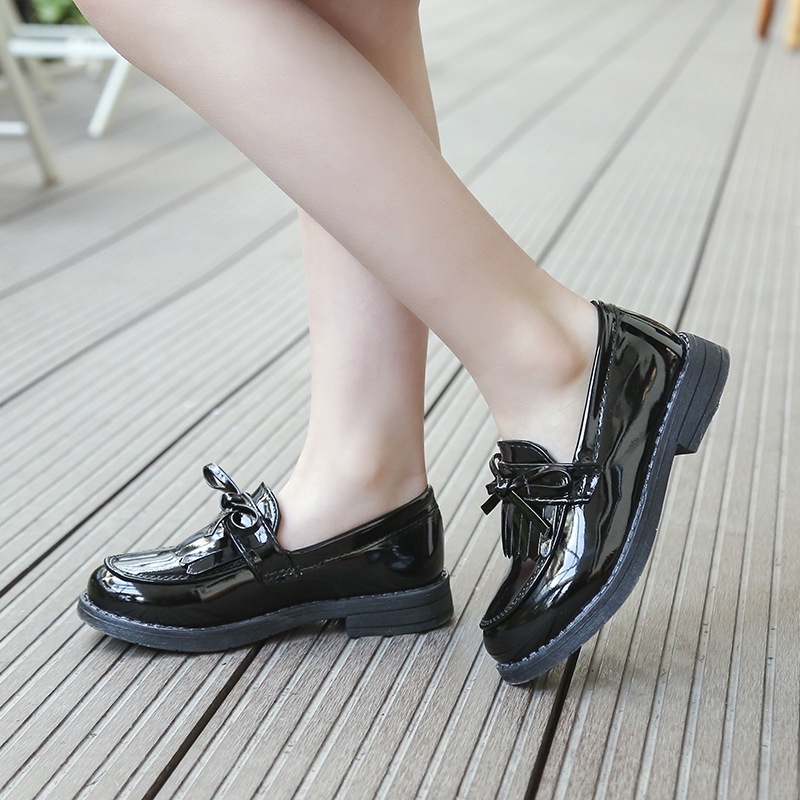 Giày Búp Bê Da Đế Mềm Phong Cách Hàn Quốc Thời Trang Mùa Thu 2022 Cho Bé Gái