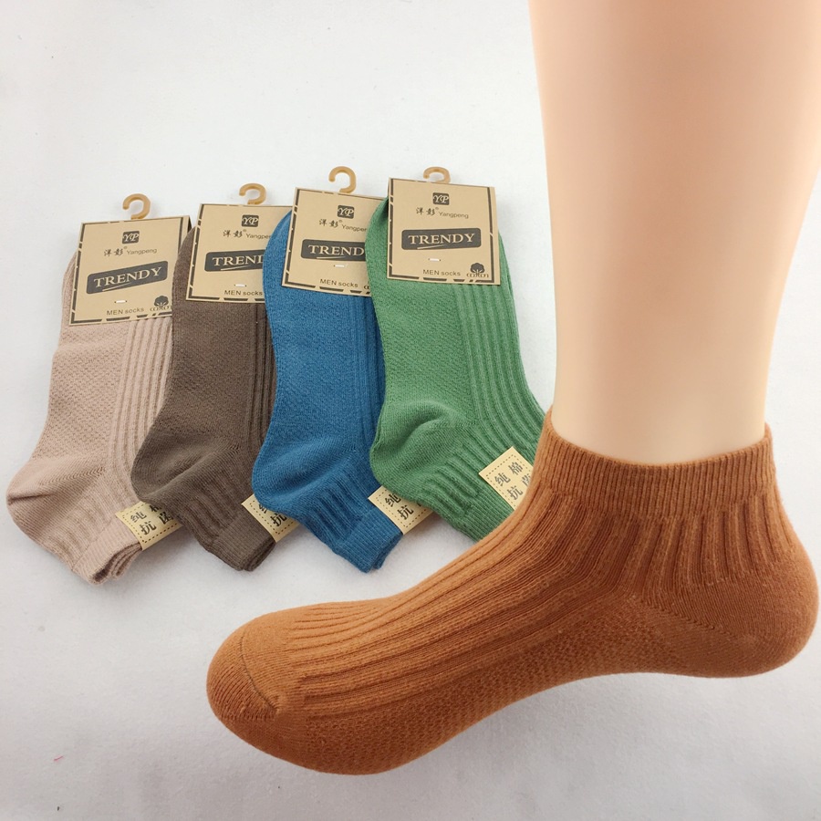 Tất/Vớ Cổ Ngắn Gân Tăm Vintage Ulzzang Vải Cotton Co Giãn, Thoáng Khí Freesize Cho Nam/Nữ Nhiều Màu - Iclassy_shoes