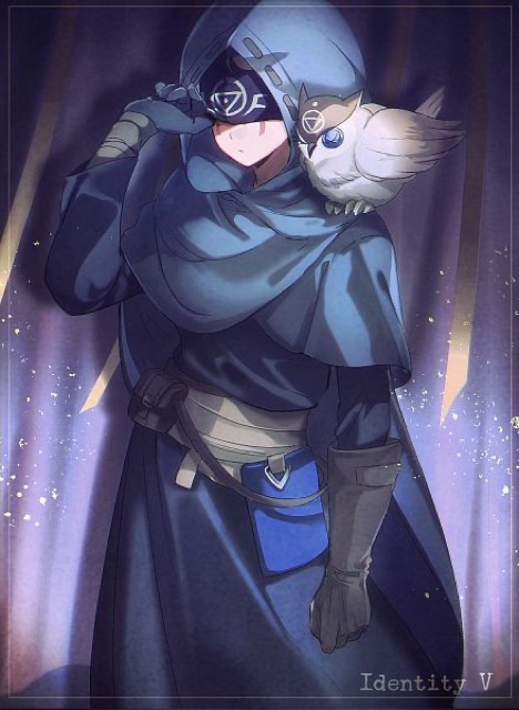 Poster game Identity V 3-5 tấm khổ a4 khác  nhau có đề can bóc dán
