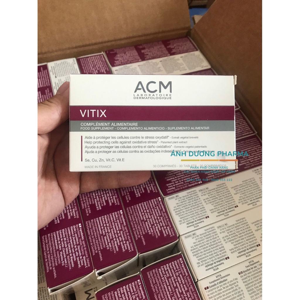 Viên uống Vitix giúp phục hồi hoàn toàn sắc tố da