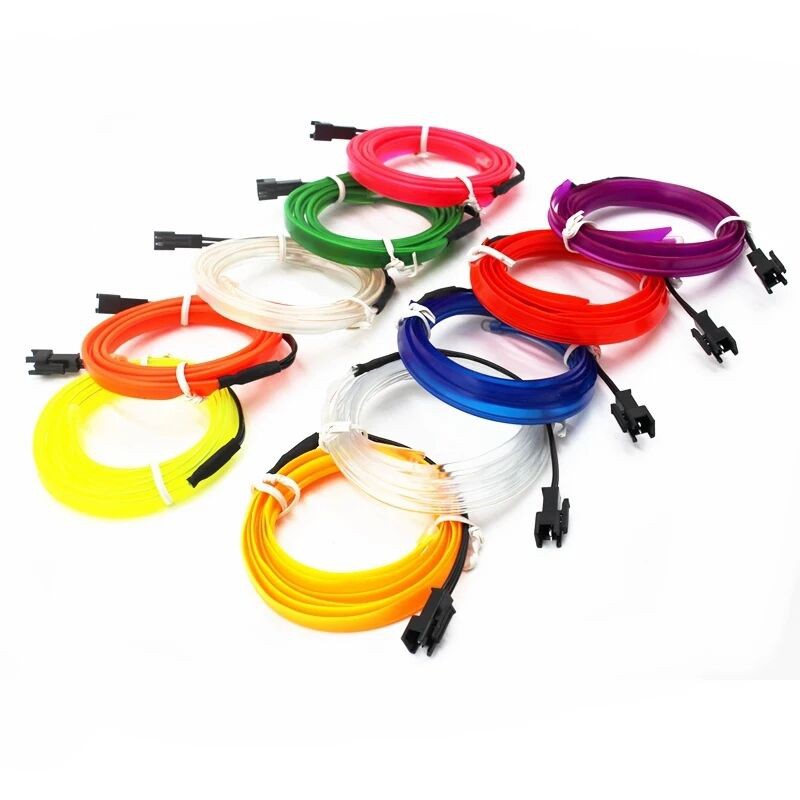 Dây Đèn led 1m 2m 3m 5m diy Trang Trí Nội Thất Xe Hơi