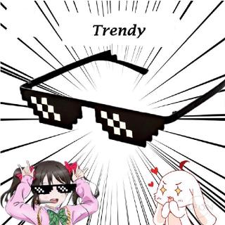 Deal With It Meme Thug Life, MLG Shades Frameless Unisex Pixel Eyeglasses 86