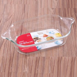 khay thủy tinh lock&lock - khay thủy tinh