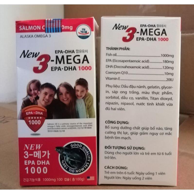 Alaska omega 3 bổ mắt tăng cường thị lực.