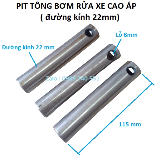 01 Pit tông đầu bơm rửa xe cô doa chạy động cơ 1.1kw - 3kw