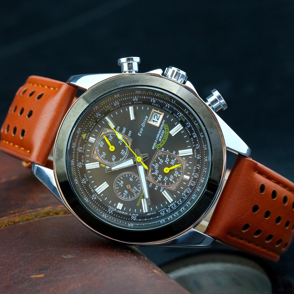 Đồng hồ nam dây da CT3049 mặt kính Sapphire hiển thị lịch ngày tháng -Thiết kế sang trọng - Chống xước - Chống Nước | BigBuy360 - bigbuy360.vn