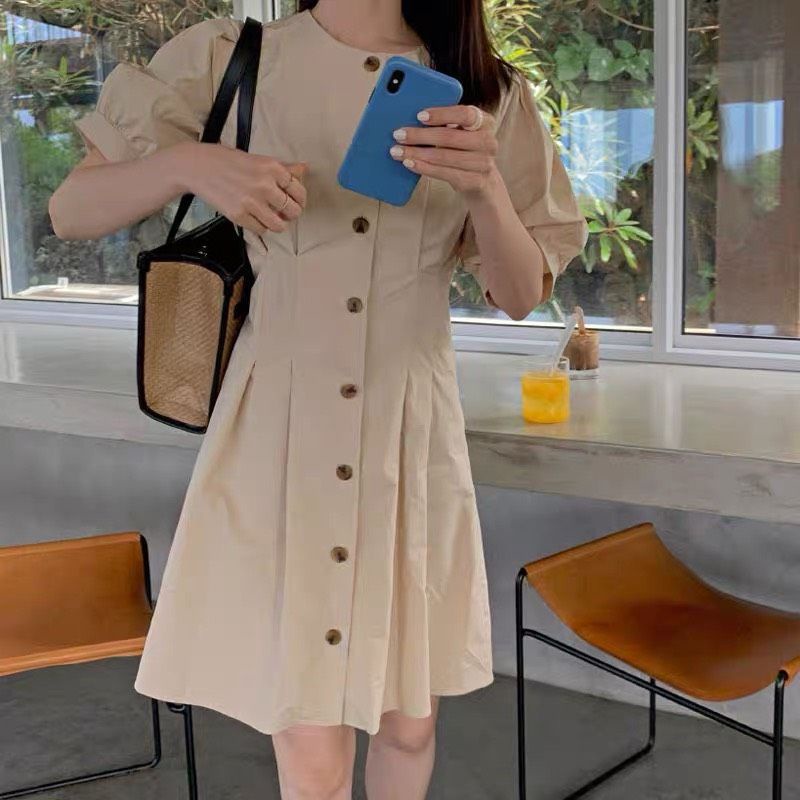 Váy haida xếp ly eo hack dáng bảng màu Hàn ulzzang - Ảnh thật Yena Closet