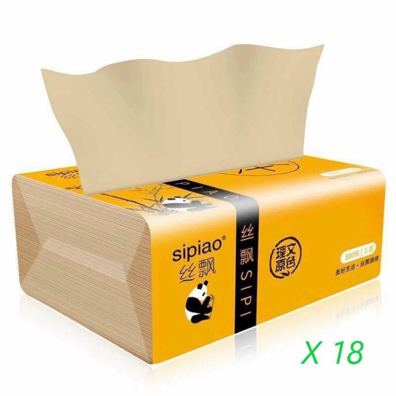 [Free Ship] COMBO 18 GÓI GIẤY ĂN GẤU TRÚC SIÊU DAI