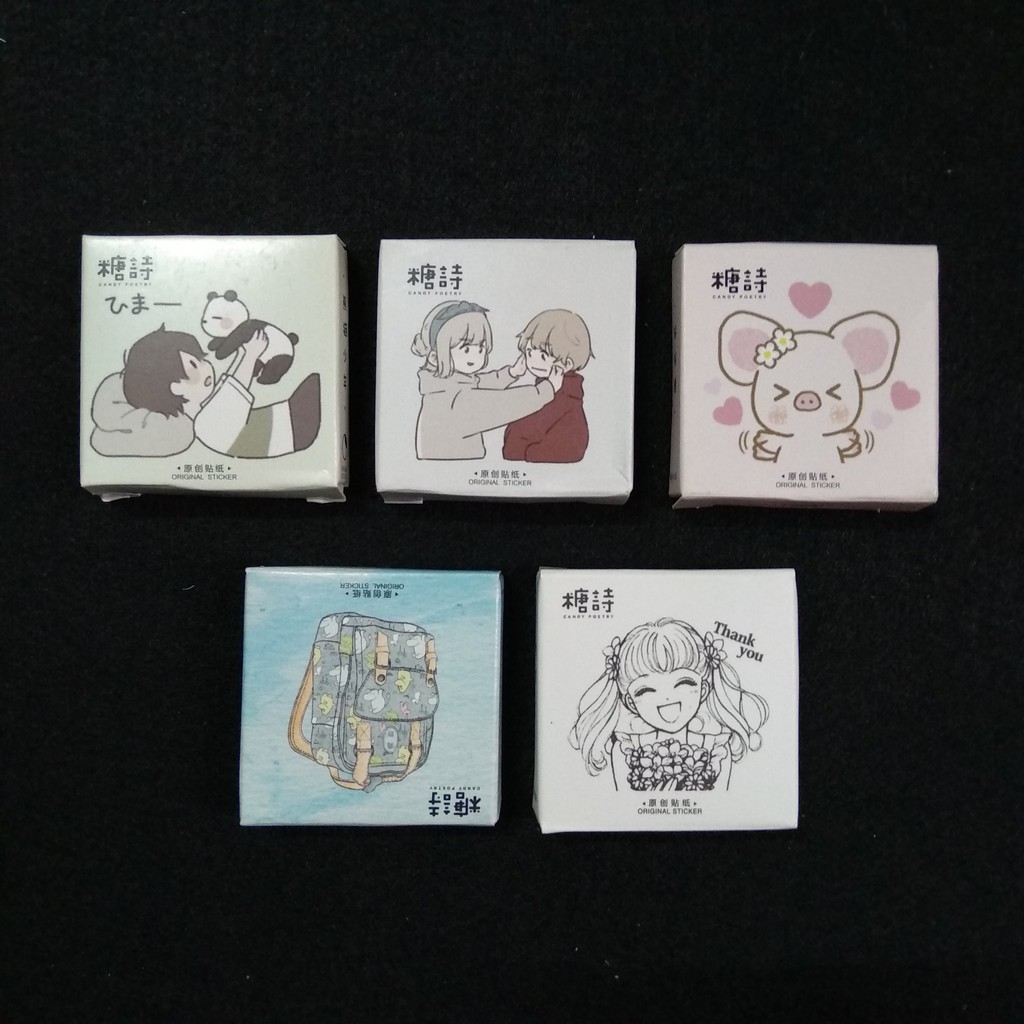 ( phần 9 ) Set 15 sticker GIẤY nhiều chủ đề trang trí sổ scrapbook