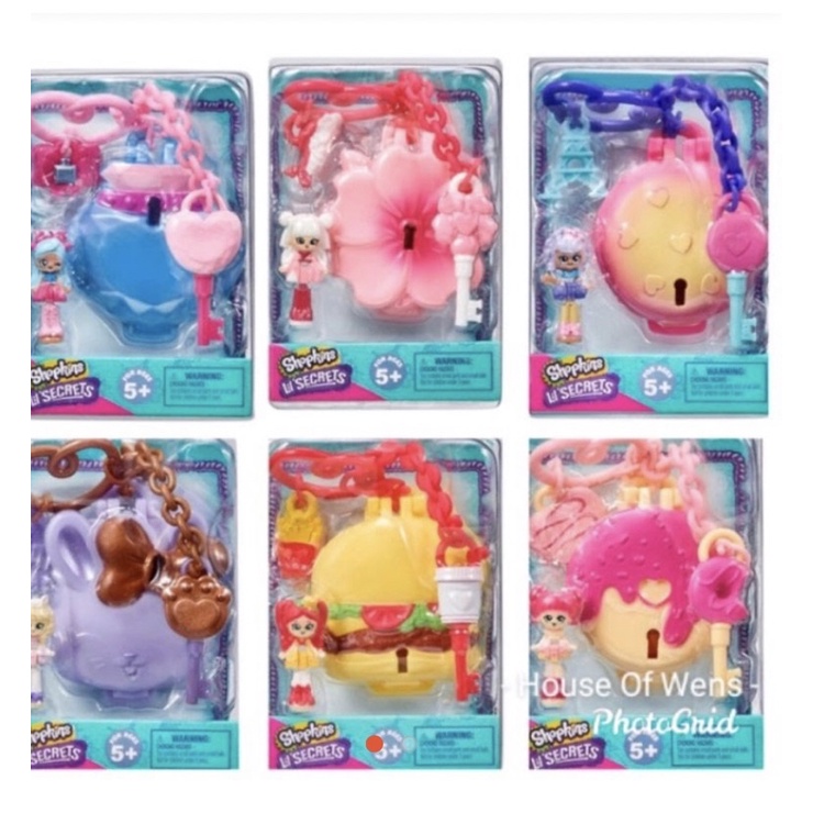 Đồ chơi Shopkins Lil Secret 3 Locket Tag