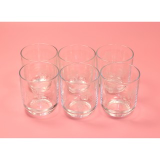 Bộ 6 [ CỐC THỦY TINH DÀY] Lotus Glass 200ml