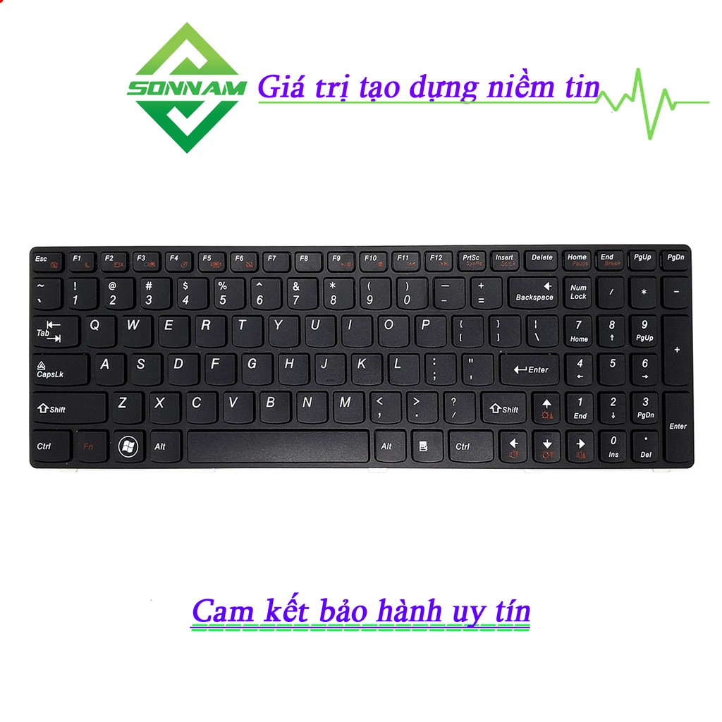 Bàn Phím Laptop Lenovo G570, G575, G770 - Bảo Hành Đổi Mới 9 Tháng